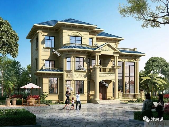 三層歐式別墅設計圖，給您獨一無二的視覺體驗。