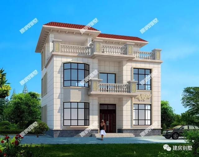 平屋頂別墅設計圖，不僅造型美還很省錢，一棟省下好幾萬。