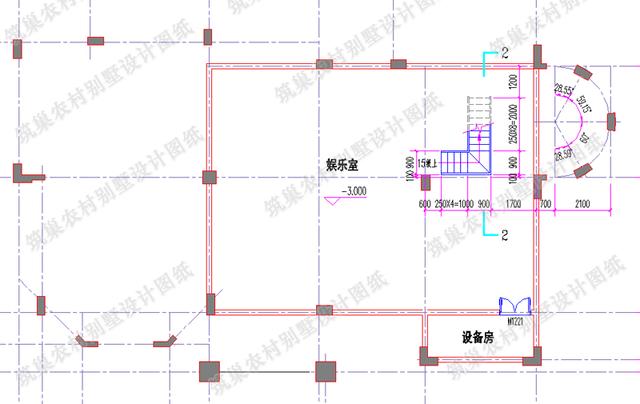 3款帶旋轉樓梯復式別墅設計圖，豪華與實用共存，您值得建造。