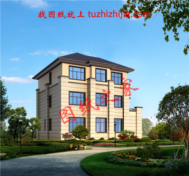 2019年新款別墅外觀圖,新中式風(fēng)格