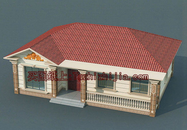 實用的農村6萬元一層小別墅圖，喜歡就建一套吧！