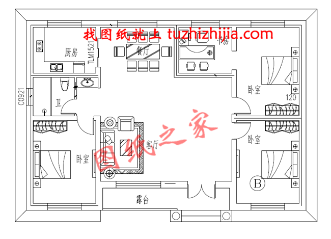 實用的農村6萬元一層小別墅圖，喜歡就建一套吧！