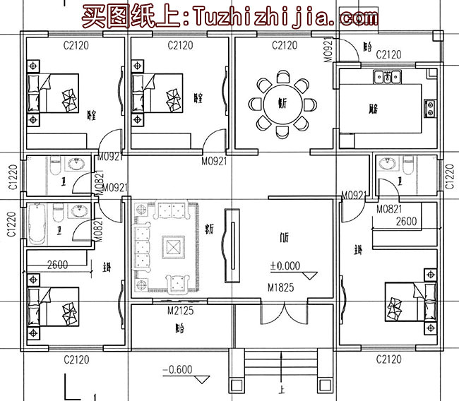 實用的農村6萬元一層小別墅圖，喜歡就建一套吧！