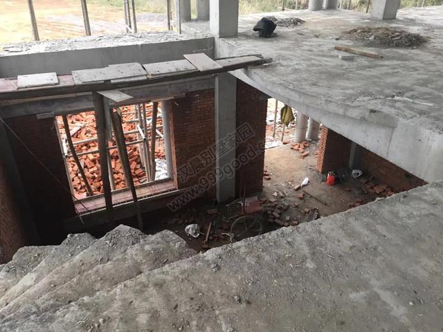 分享一棟雙拼別墅設計圖，村里的地標建筑。