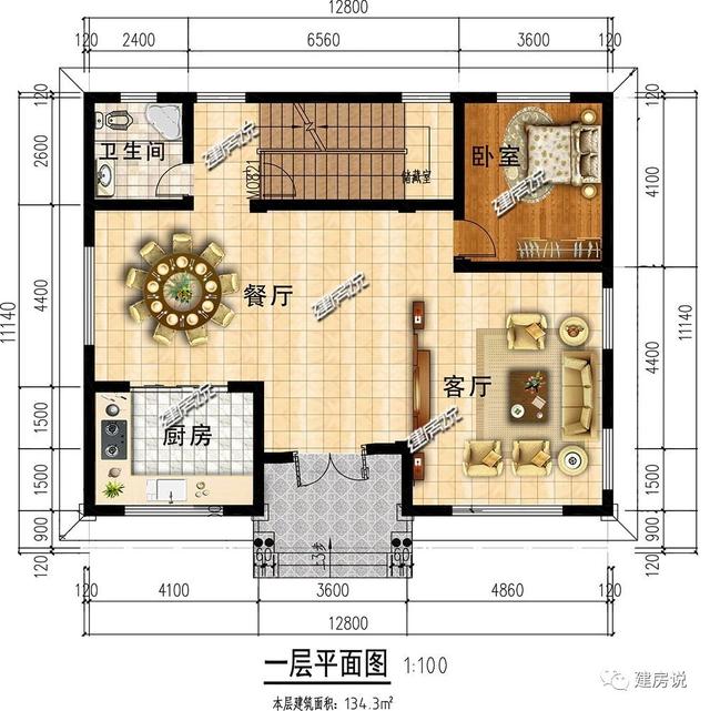 漂亮三層別墅設(shè)計(jì)圖，外觀精美讓人不愛(ài)都難。