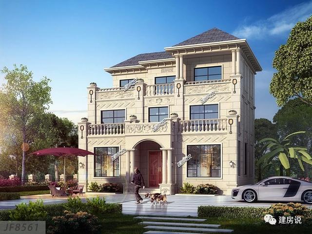 漂亮三層別墅設(shè)計(jì)圖，外觀精美讓人不愛(ài)都難。