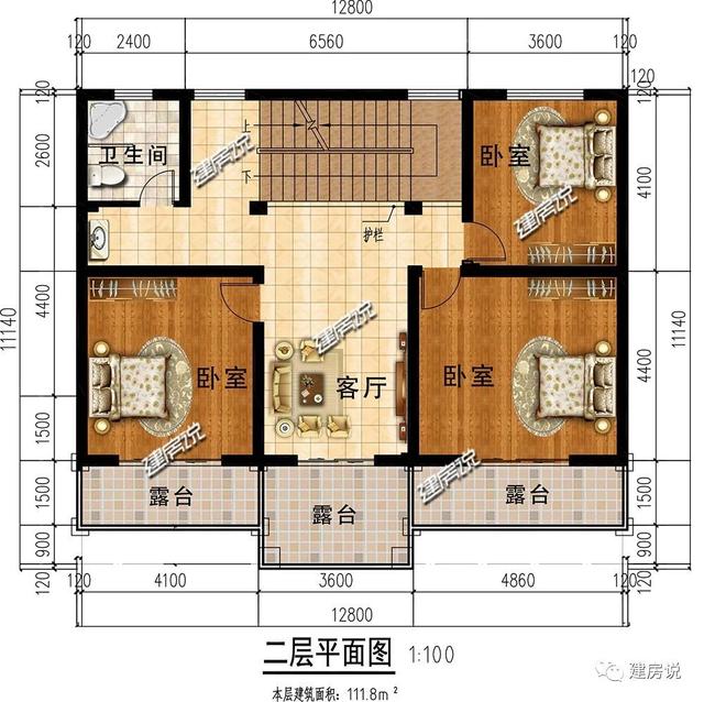 漂亮三層別墅設(shè)計(jì)圖，外觀精美讓人不愛(ài)都難。