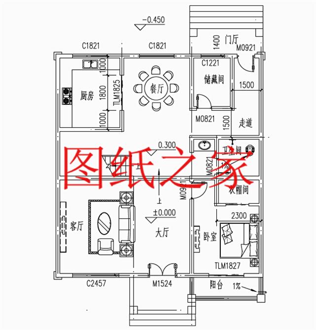 大眾喜愛的三層別墅設計圖，120平米，喜歡就帶回家建造吧！