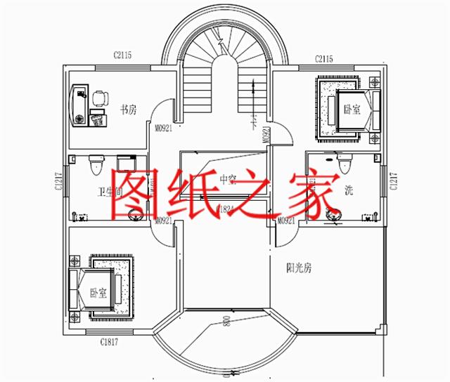 大眾喜愛的三層別墅設計圖，120平米，喜歡就帶回家建造吧！