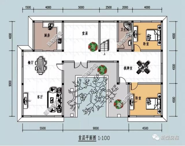 推薦三合院設(shè)計圖，適合做養(yǎng)老房，挑一套趕快建造吧！