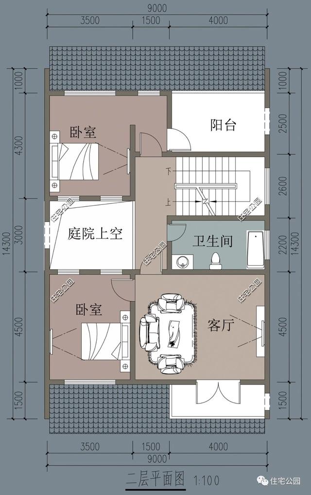 9套窄面寬百平別墅設(shè)計圖送給你，值得參考！
