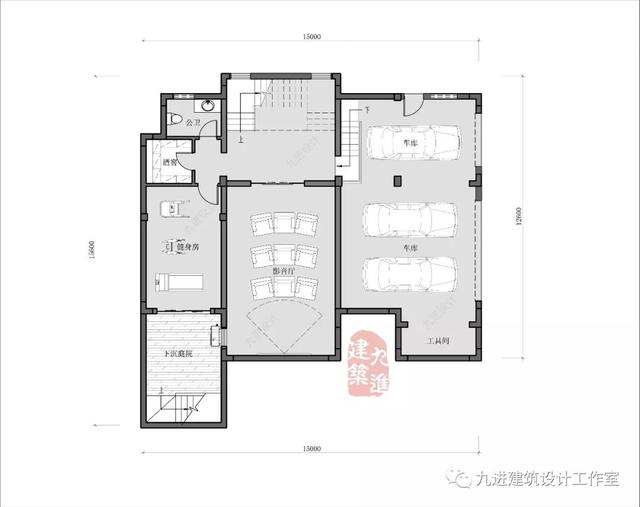 新式別墅設計圖，遠觀能融合于環境，近看細膩有品味！