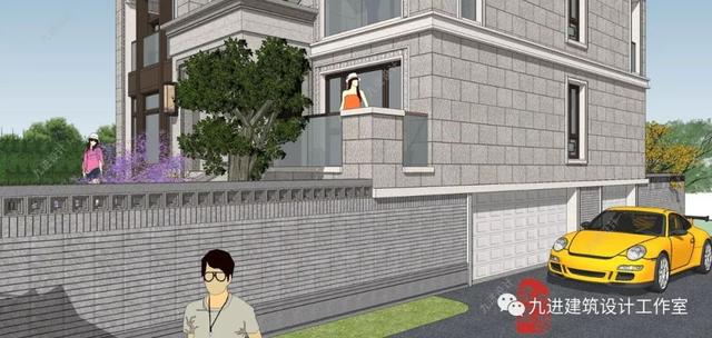 新式別墅設計圖，遠觀能融合于環境，近看細膩有品味！