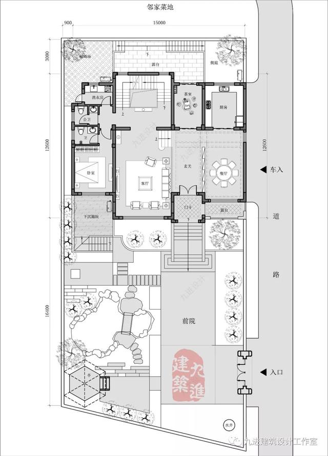 新式別墅設計圖，遠觀能融合于環境，近看細膩有品味！