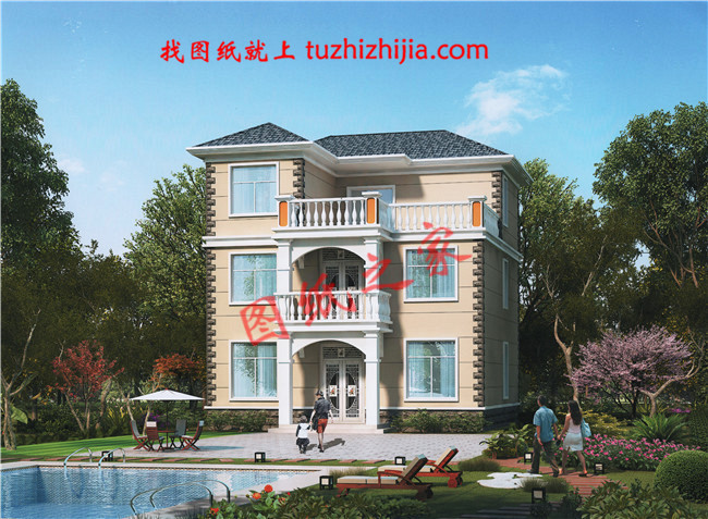 10套農(nóng)村20萬三層別墅設(shè)計圖，美觀實用造價低！