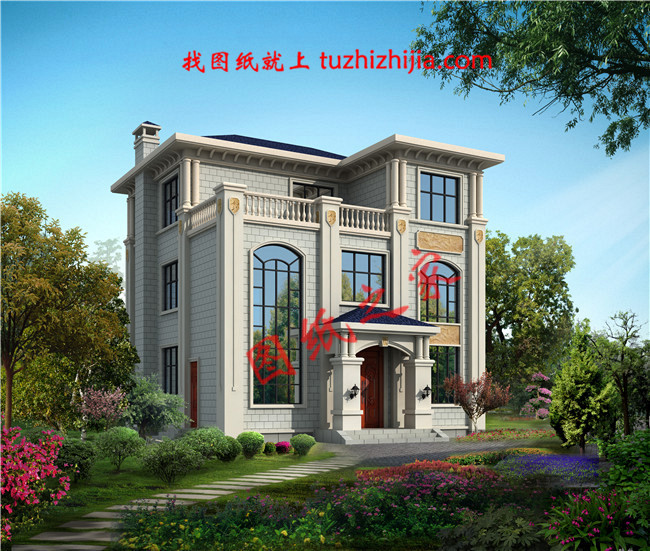 10套農(nóng)村20萬三層別墅設(shè)計圖，美觀實用造價低！