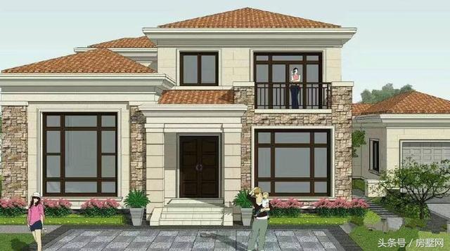 19.2×12.2米簡(jiǎn)歐風(fēng)格別墅設(shè)計(jì)圖，低調(diào)大氣，保證你看了會(huì)有回家建房的欲望