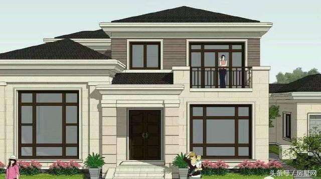 19.2×12.2米簡(jiǎn)歐風(fēng)格別墅設(shè)計(jì)圖，低調(diào)大氣，保證你看了會(huì)有回家建房的欲望