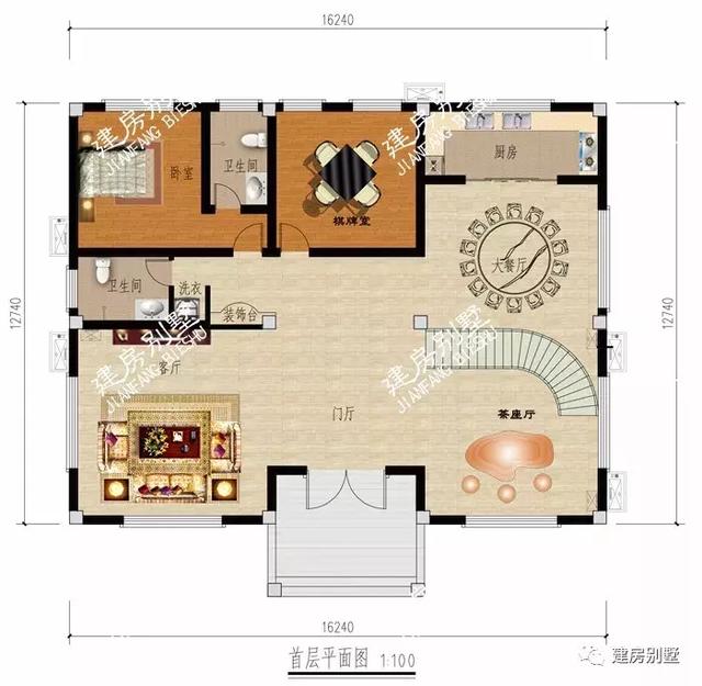 帶露臺的四層農(nóng)村自建房設計圖，居住生活起來肯定既方便又舒適