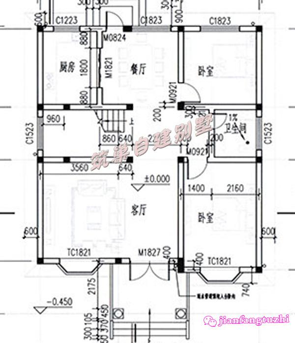 很受歡迎的9.9x12.9米新農(nóng)村三層帶露臺自建房設(shè)計施工圖，強(qiáng)烈推薦