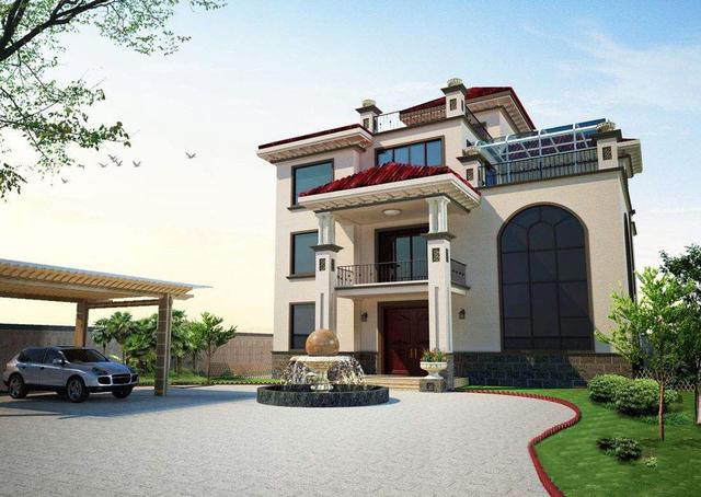 經(jīng)典新農(nóng)村自建房設(shè)計(jì)圖，造型獨(dú)特，獨(dú)樹(shù)一幟