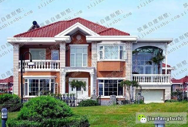 4套二層帶陽光花房農(nóng)村自建別墅設(shè)計圖全套cad施工圖，打造創(chuàng)意私人小空間