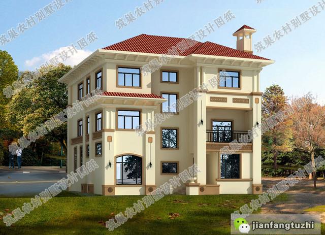 5款30萬別墅設計圖，高端大氣，通透采光，越來越受現代年輕人的歡迎