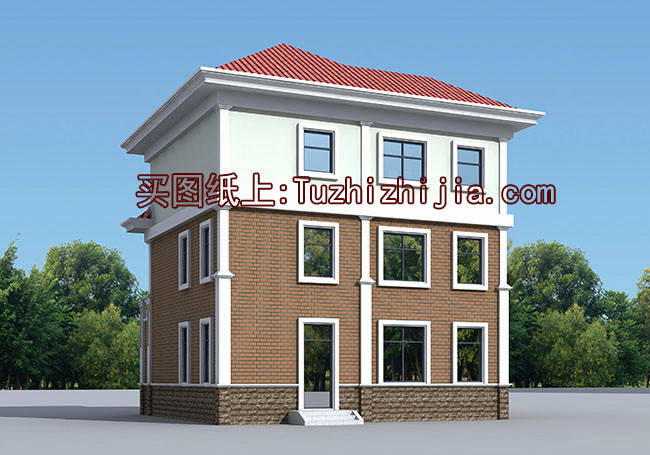 2層半農村別墅房屋圖片大全，自建房設計圖精選