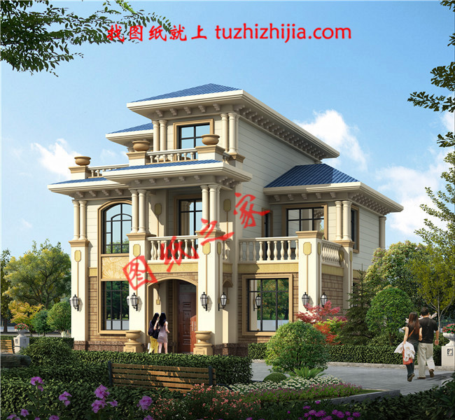 2層半農村別墅房屋圖片大全，自建房設計圖精選