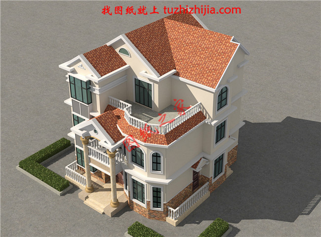 2層半農村別墅房屋圖片大全，自建房設計圖精選