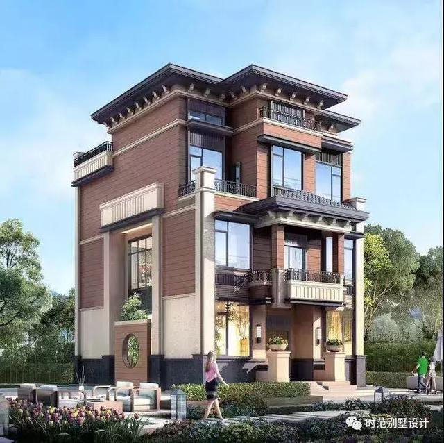 四層新中式別墅設計圖，布局實用性很強，非常受歡迎