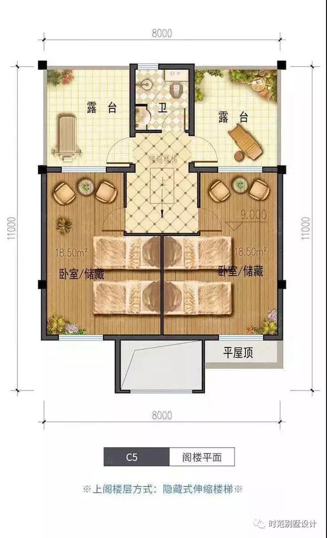 四層新中式別墅設計圖，布局實用性很強，非常受歡迎