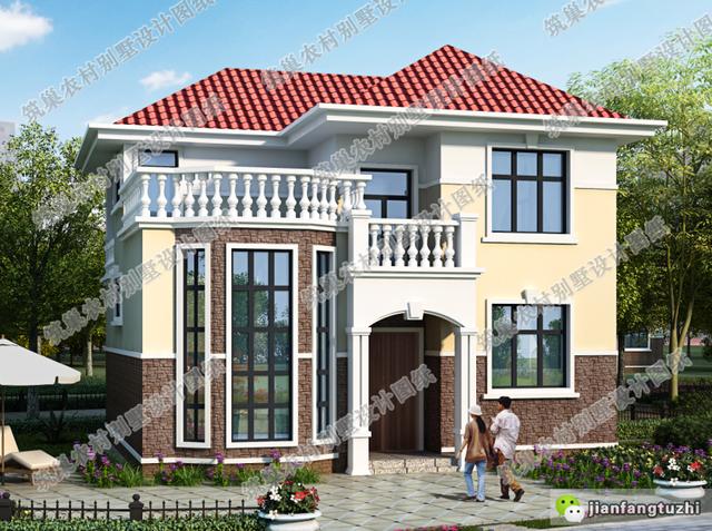 3款農村三層自建房設計圖，每一款都是經典戶型