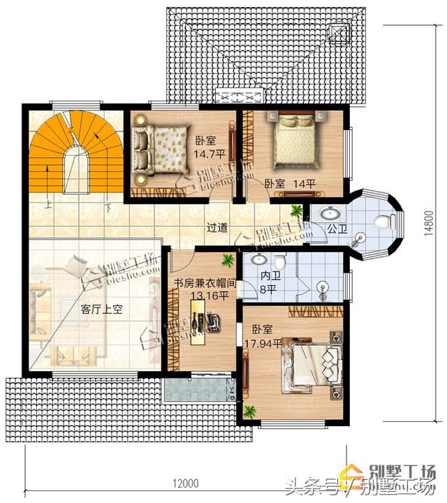 精選二層歐式城堡別墅設(shè)計(jì)圖，豪華+小清新，令你驚喜不斷
