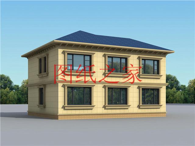 6款農村二層別墅設計圖，占地130平米，造價只要20萬，經濟實用