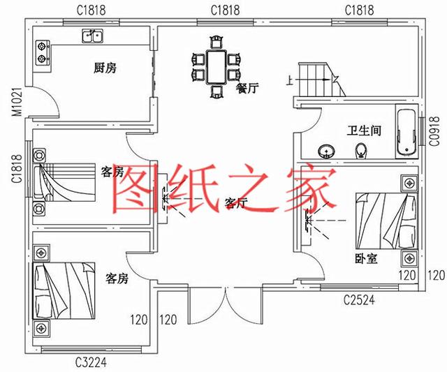 6款農村二層別墅設計圖，占地130平米，造價只要20萬，經濟實用