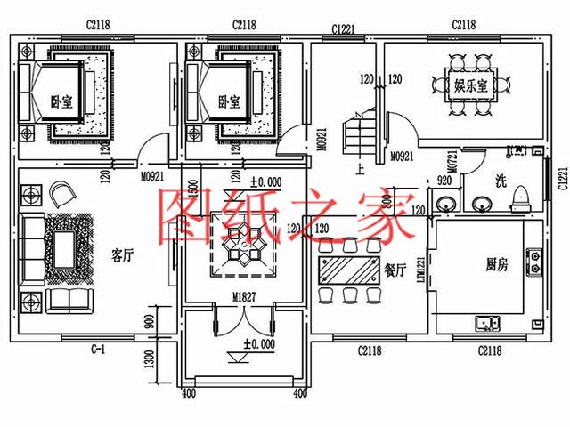 6款農村二層別墅設計圖，占地130平米，造價只要20萬，經濟實用