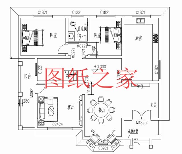 6款農村二層別墅設計圖，占地130平米，造價只要20萬，經濟實用
