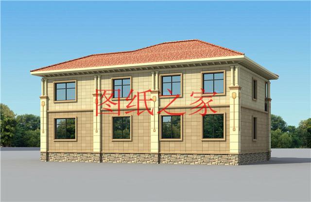 二層別墅設(shè)計(jì)圖，高端大氣上檔次，村里人都很羨慕