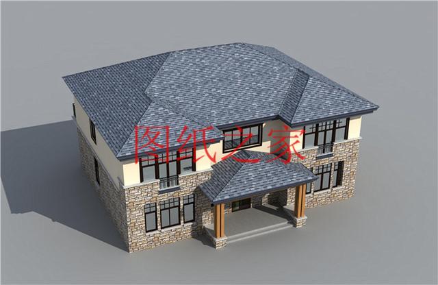 二層別墅設(shè)計(jì)圖，高端大氣上檔次，村里人都很羨慕