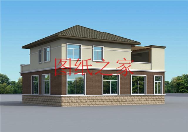 二層別墅設(shè)計(jì)圖，高端大氣上檔次，村里人都很羨慕