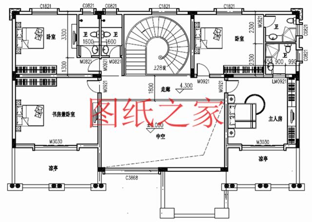 二層別墅設(shè)計(jì)圖，高端大氣上檔次，村里人都很羨慕