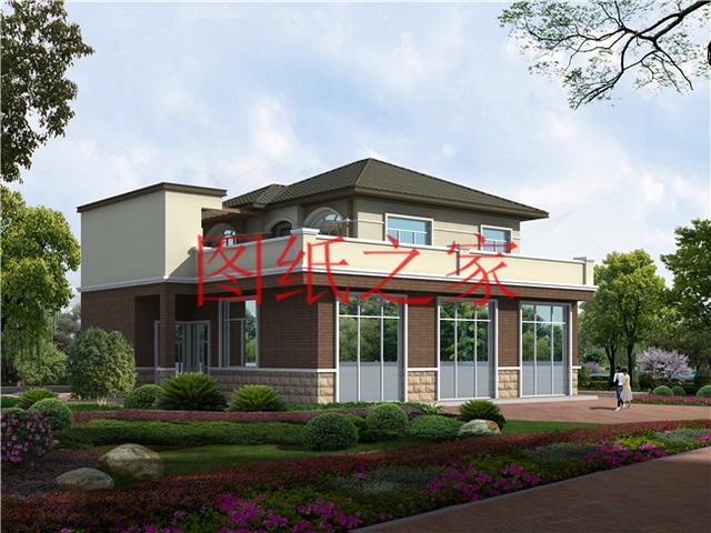 二層別墅設(shè)計(jì)圖，高端大氣上檔次，村里人都很羨慕