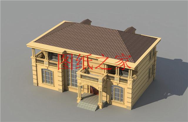 二層別墅設(shè)計(jì)圖，高端大氣上檔次，村里人都很羨慕