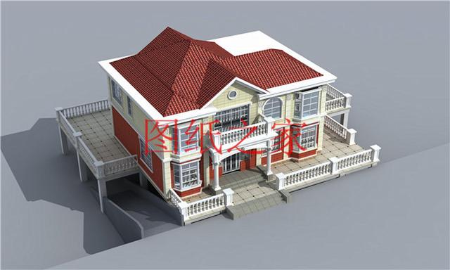 二層別墅設(shè)計(jì)圖，高端大氣上檔次，村里人都很羨慕