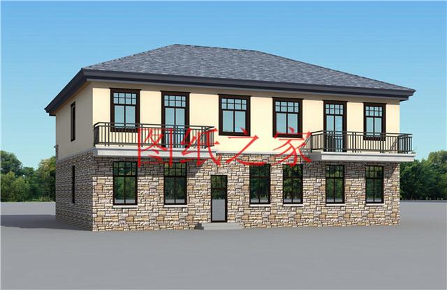 二層別墅設(shè)計(jì)圖，高端大氣上檔次，村里人都很羨慕