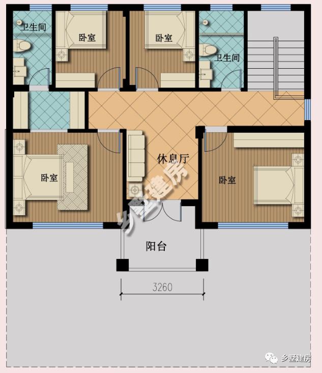 這款11X14米農村別墅設計圖，外觀低調優雅，不驕不奢，剛建好，全村都不淡定