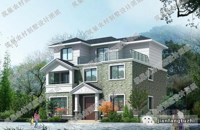 5款25萬帶堂屋自建房設(shè)計施工圖，隨便挑隨便選