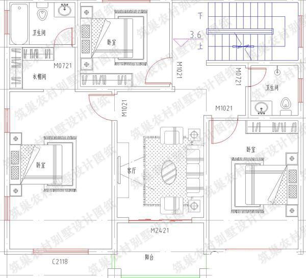 5款25萬帶堂屋自建房設(shè)計施工圖，隨便挑隨便選