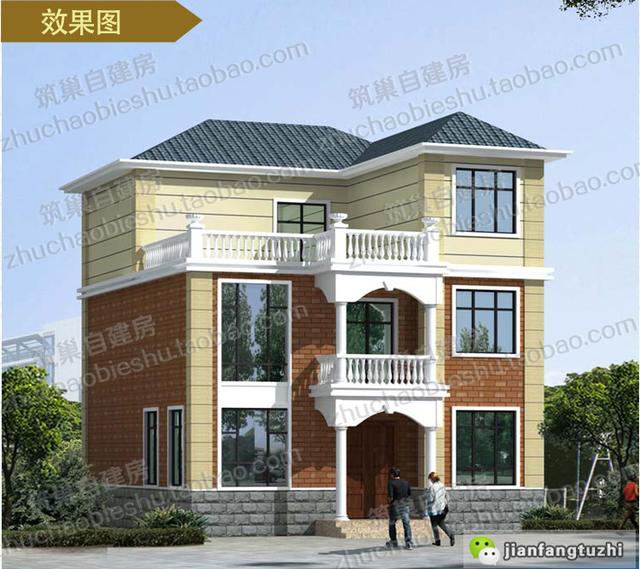 7款開間9米農村自建房設計圖紙，三層四層都有，你喜歡哪款呢？